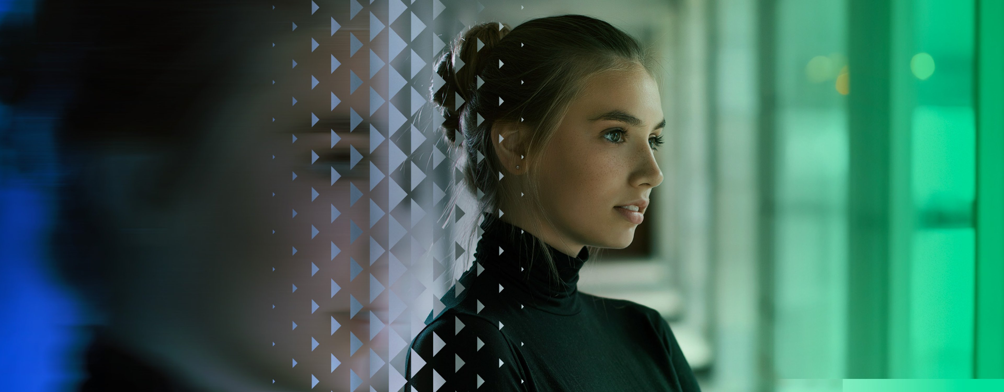 Woman in an office